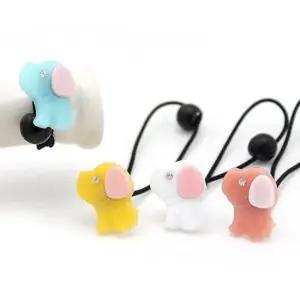 [아랑로랑] 큐빅아이강아지 머리끈 1+1)