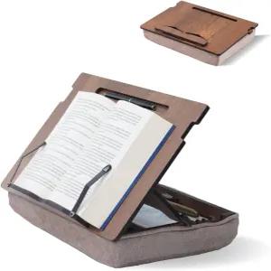 수납이 가능한 침대 독서용 책꽂이 - 핸즈프리 및 책 진열대 독서 공부 또는 책상 사용에 완벽한