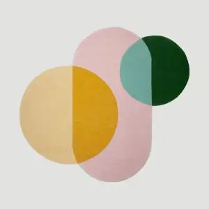 [BLAFRE] 블라프레 핸드터프드 러그 옐로우그린 rug-8101