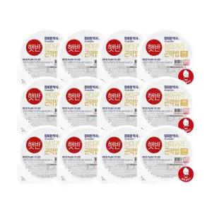 [CJ] 햇반 라이스플랜 현미귀리곤약밥 150g x12개