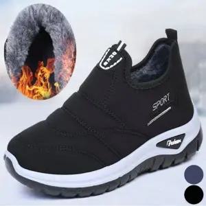 남자 겨울 신발 기모 안감 겨울용 슬립온