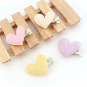 [아랑로랑] 코튼하트 집게핀 아기헤어핀