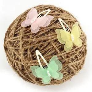 [아랑로랑] 비비드나비야 똑딱핀