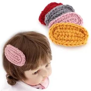 [아랑로랑] 뜨게니트 똑딱핀 헤어핀