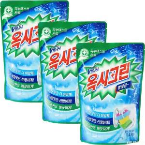 옥시레킷벤키저 옥시크린 표백제 1.4kg 3개