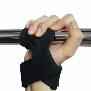 스포츠 웨이트 철봉 운동 손목보호 헬스 스트랩 고정끈 2P