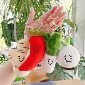 [셀러허브]고추키링 무키링 야채 음식 대파 양파 생강 인형 (S26180236)