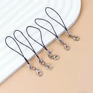 [셀러허브]핸드폰줄 폰고리 8자 랍스터 휴대폰고리 스트랩 DIY재료 10개 (S27349428)