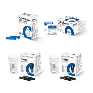 케어센스2플러스 혈당시험지 세트(검사지100매+침100개+솜100매) - 26년 06월