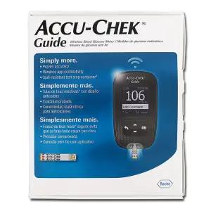 로슈 아큐첵 가이드(혈당측정기+정품채혈기+정품침10) 체크기 검사기 S