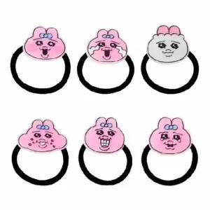 [셀러허브]아크릴 머리끈 캐릭터머리끈 헤어고무줄 (S40712465)