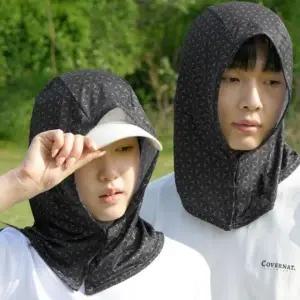 후드형 햇빛가리개 얼굴 골프 두건 썬 가드
