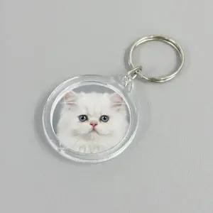 [셀러허브]아크릴 투명 증사 최애 사진 원형 액자 키링 소형 (S45618357)