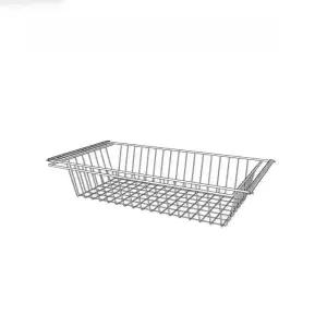 스테인리스 유닛선반 와이어 인출식 바구니