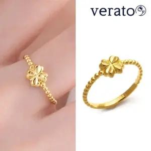 베라토 24K순금 하트 크로버 볼 반지 1.875g