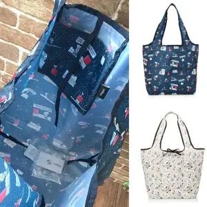 스누피 접이식 에코백(시장가방) M