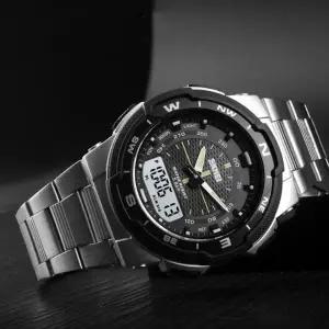 [셀러허브]메탈 손목 전자 시계 20대 40대 고급 남성 남자 (S32586315)