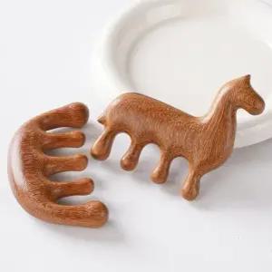 목괄사 종아리 어깨 마사지기 승모근 림프 바디 페이스룰러 괄사기 KK1017