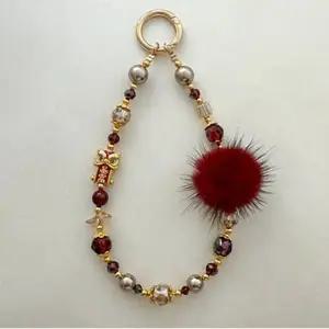 가방 키링 예쁜 고리 사각헨드 가방고리