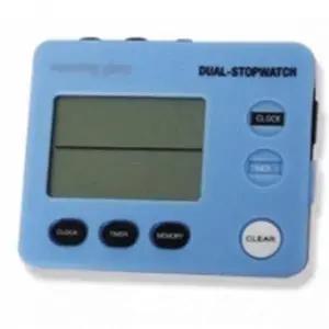 [셀러허브]듀얼 스카이블루 스톱워치 모닝글로리 (S37704441)