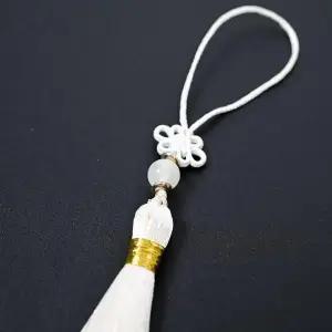 [셀러허브]한복 노리개 키링 화이트 (S37724724)
