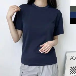 여성 드라이 무지 반팔 1P 남녀공용 운동 커플 티셔츠