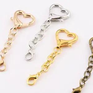 [셀러허브]열쇠고리 키링부자재 연결고리 하트 10p (S43300583)