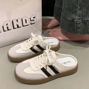 여성용 투라인 디플로우 스니커즈 운동화 슬리퍼 샌들