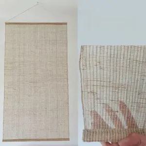 모시가리개 일식집 삼베발 패브릭 커튼 조각보 블라인드 여름 주방 가벽 린넨 한옥