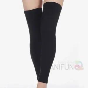 겨울 롱 무릎보호대 2p M 블랙 무릎시림방지 운동무릎보호대 탁구무릎보호대 자전거무릎보호대 런닝무릎보