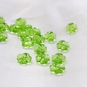 [셀러허브]지퍼백 키링 DIY 네잎클로버 투명 파츠 10개입 (S44107194)