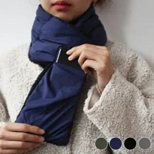 패딩스타일 휴대성 좋은 목도리 데일리 체크목도리 남녀목도리 가을목도리 여성목도리