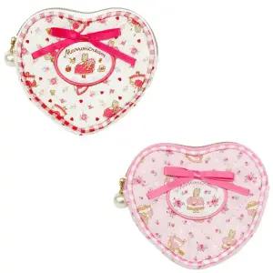 산리오 마론크림 퀼팅 하트 파우치