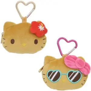 산리오 헬로키티 카라비너 미니 파우치(동전지갑)_태닝