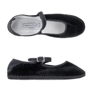 [드로게리아크리베리니] 여성 메리제인 벨벳 애쉬 플랫(MJPJ VE OO ASX)