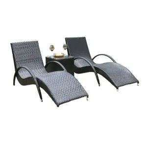 야외 비치의자 태빙 체어 선베드 라탄 수영장