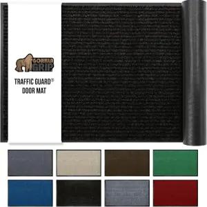 고릴라 그립 방수 교통 가드 도어 매트 72x48 헤비 듀티 진입로 사무실 복도 차고 바닥 및 가정용 강력