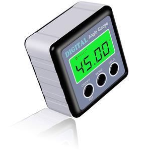 디지털 각도 게이지 파인더 마그네틱 레벨 각도기 LCD 백라이트 그루브 액세서리 테이블 데이터 디스플레이 홀드 베이스가 있는