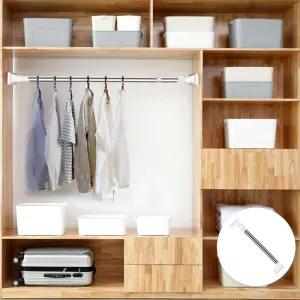 압축 옷걸이봉 커튼 고정 브라켓 홀더 커튼봉 샤워봉