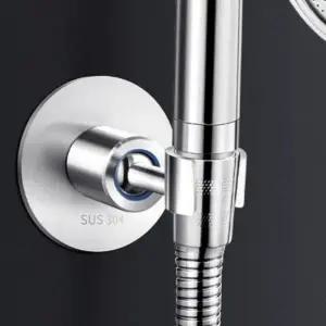 ( )무타공 360도 스텐 샤워기 거치대 욕실용_24597336