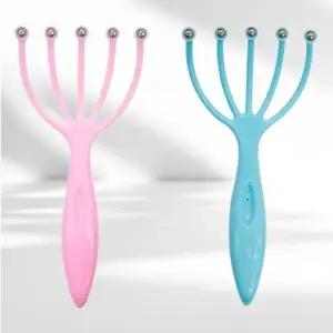 (색상 랜덤발송)케어 관리기 지압 휴대용 마사지기 쿨링 시원한 두피_24597547