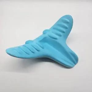 ( )나비형 시원한 목베개 안마기 목 지지 쿠션 마사지 기능 휴대용 여행 사무실 사용_24598342