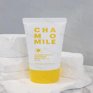 네이처리퍼블릭 캐모마일 카밍 톤업 선크림 50ml(SPF50+) 보송 핑크톤업(SH)