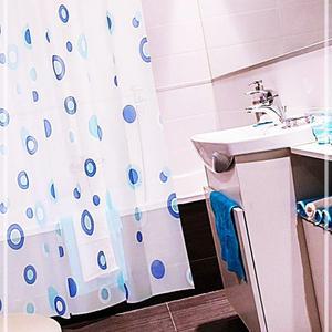 [2개구성] 도트 소 파랑 욕조 블루 반 땡땡이 가림막 IPWE3FFA9