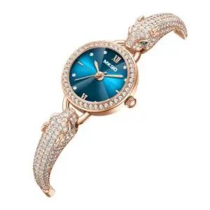 글륵 MKGO 쥬얼리 시계 퓨마 화이트스톤 로즈골드