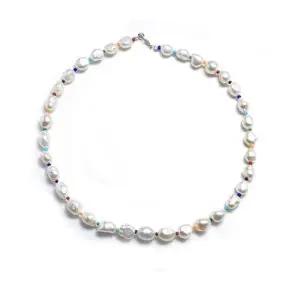 [아트박스]/다잇템 여성 진주 비즈 실버 패션 목걸이