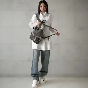 [아트박스]/다잇템 여자 투컬러 학생가방 더블포켓 백팩