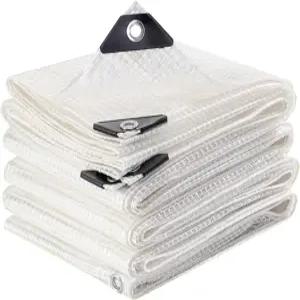 투명한 온실 플라스틱 덮개 1 600만 두께의 튼튼한 닭장용 투명 방수포 가장자리가 있는 시트 및 미리