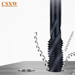 M2-M24 나사탭 티타늄 코팅 머신 플매트 카펫 러그 탭 HSS 미터법 직선 플루트 수공구