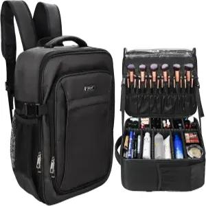 릴라벨 메이크업 백팩 프로페셔널 트래블 트레인 케이스 아티스트 키트 세트백 여성용 초대형 화장품